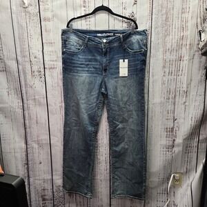 WallFlower The Luscious Curvy Fit Bootcut Jeans Size 20W Embellished Pockets NWT